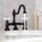 Kingston Brass KS3915PX Restoration Bathroom Bridge Faucet, Oil Rubbed Bronze KS3915PX - alternate 3